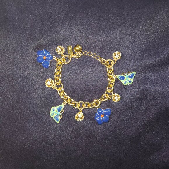 Kate Spade Gold Bracelet with Colorful Charms - Picture 5 of 12